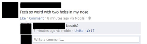 nostrils